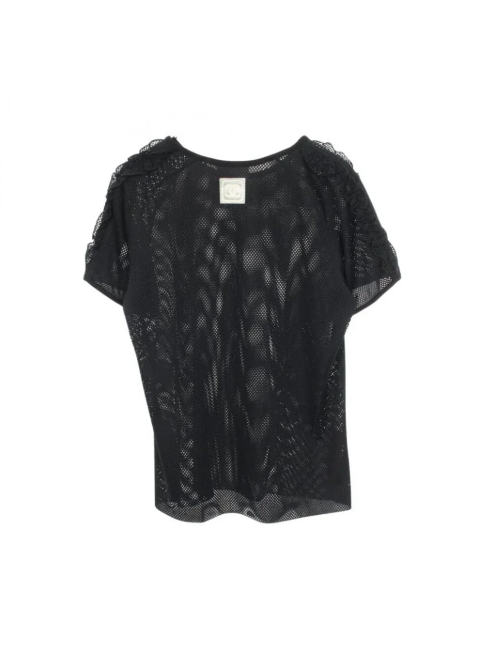 Chanel Mesh Ruffles Top